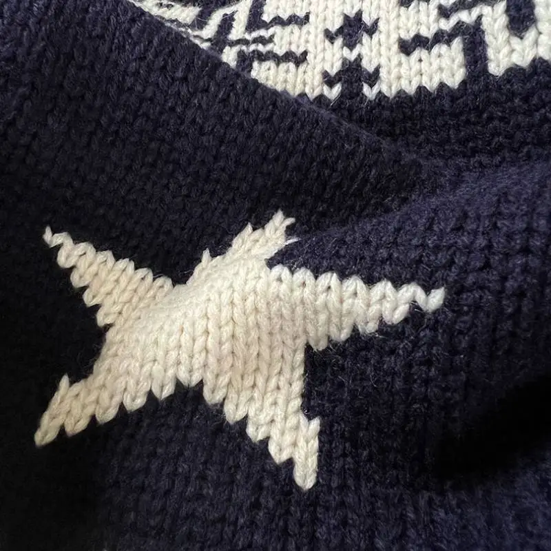 Retro Funky Acrylic Fibres Sweater-5