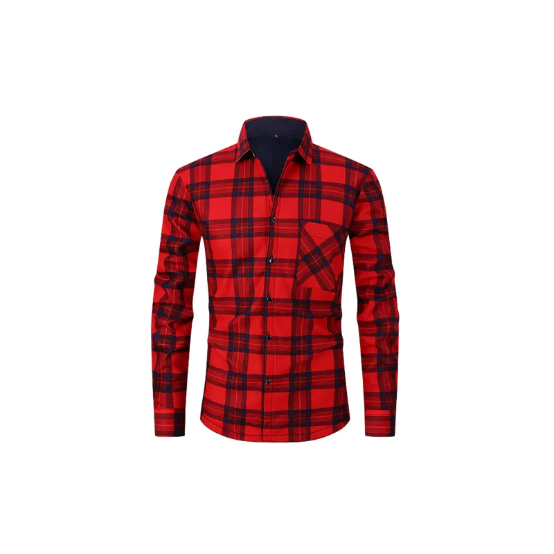 Casual Warming Polyester Shirt-0