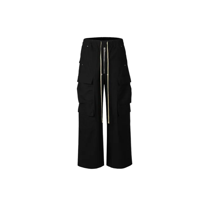 Wide Leg Functional Casual Trendy Pants