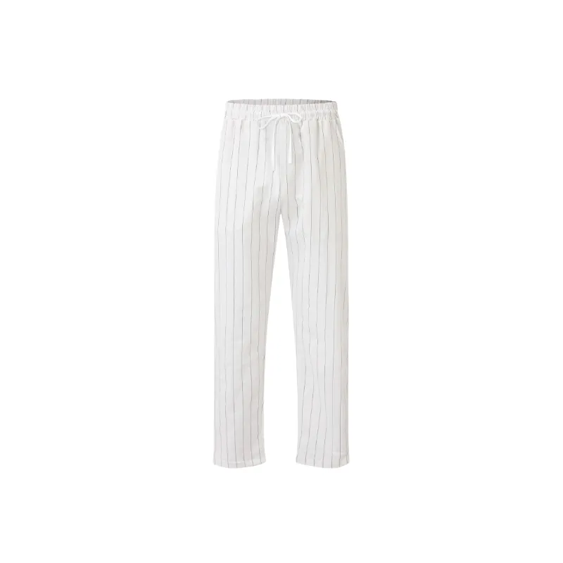Fashionable Basics Blended Synthetic Fabrics Casual Pants Unisex-4