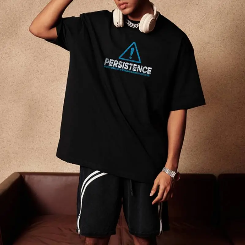 Retro Loose 100% Cotton T Shirt-6