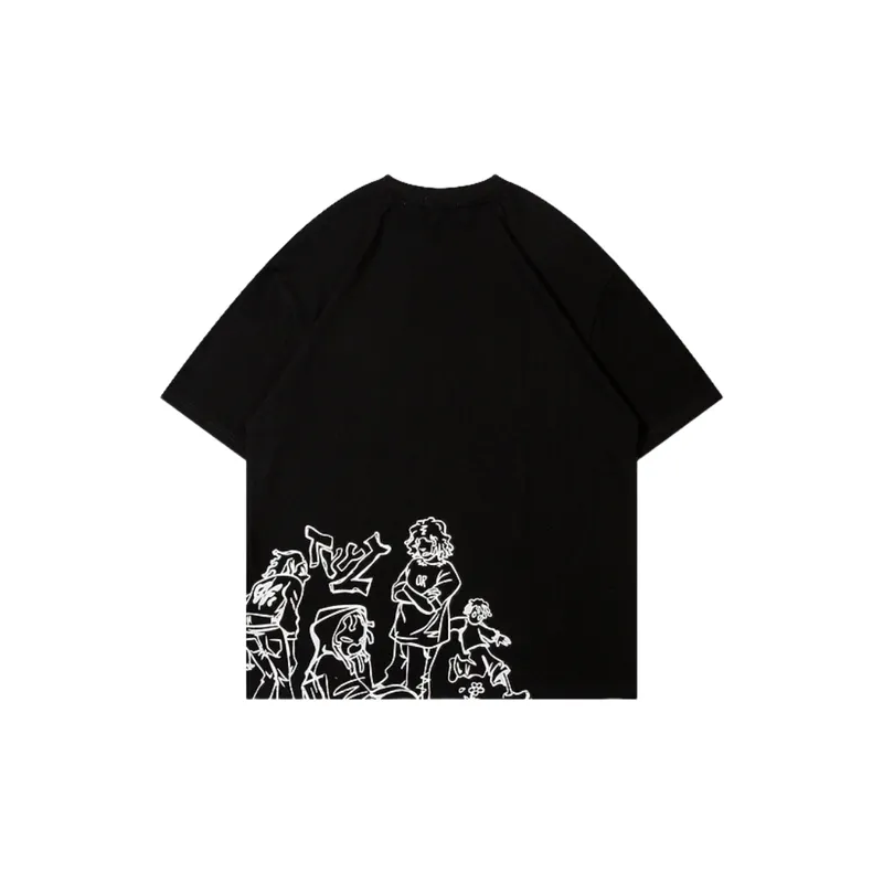 TYYZ Oversized T-shirt White S - POIZON TYYZ Oversized T-shirt White S - POIZON