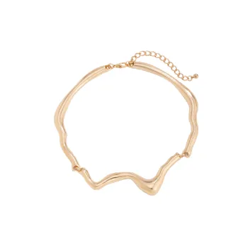 Trendy Liquid Metal Necklace