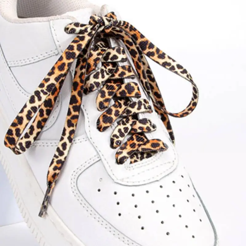 Leopard Print Tie Dye Shoelaces-3