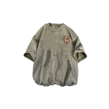 Retro Washed Distressed T Shirt