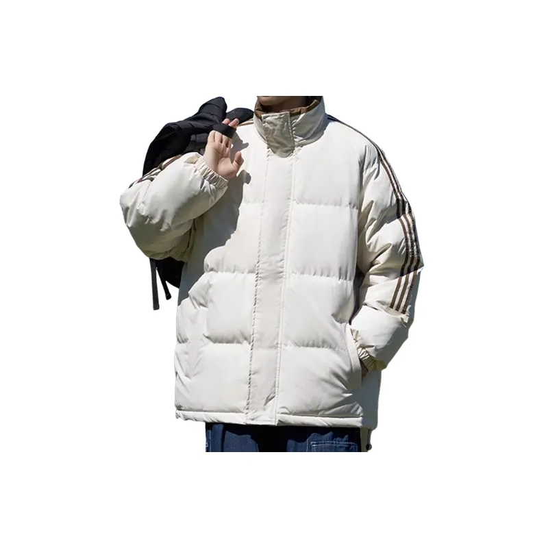 Loose Warming Blended Synthetic Fabrics Quilted Jacket-3