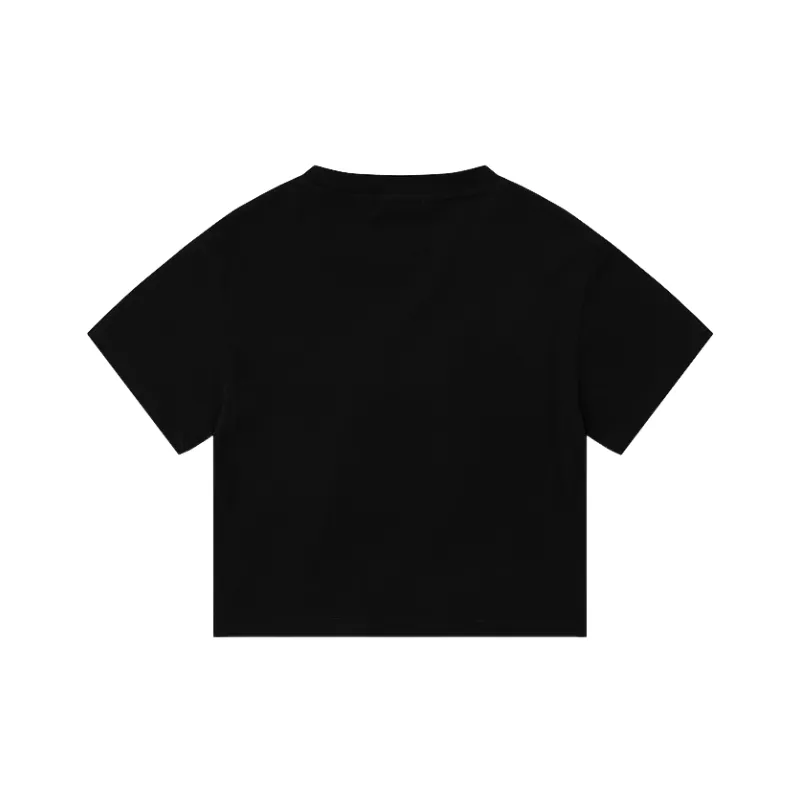 Basics Plain Cotton Blended Fabric T Shirt-3