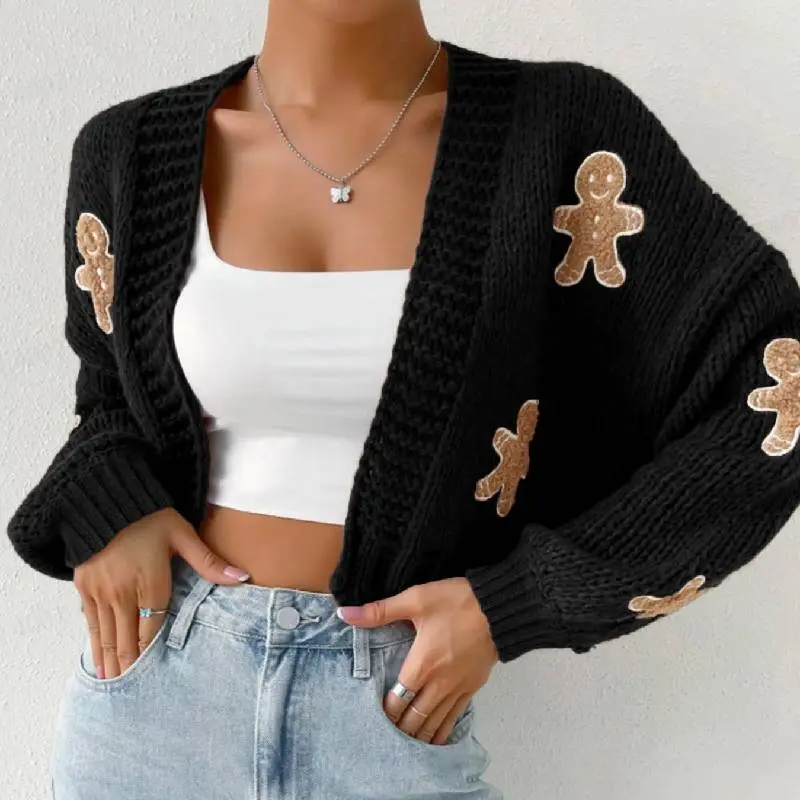 Basics Long Sleeve Polyester Sweater Women-2