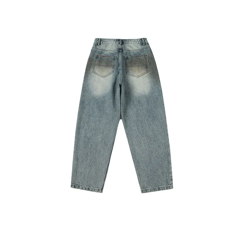 Fashionable Loose Jeans-1