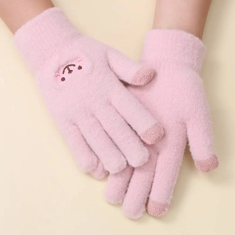Casual Simple Knit Gloves-5