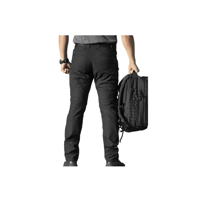 Fashionable Loose Cotton Blended Fabric Cargo Pants-1