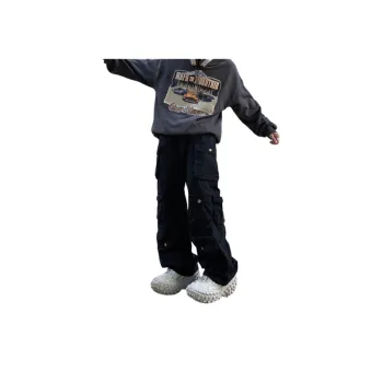 Multi pocket Workwear Straight Trousers