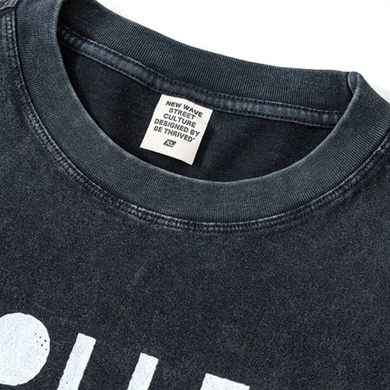 Fashionable Simple 100% Cotton T Shirt-4