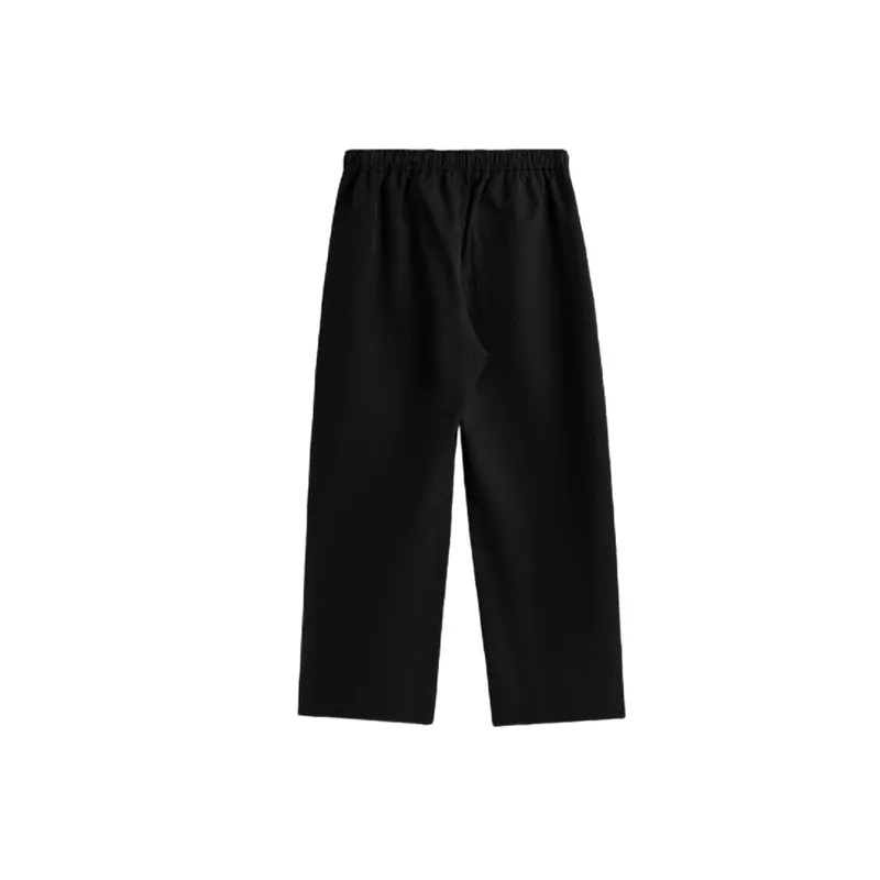 Fashion Washed Cotton Casual Pants-1