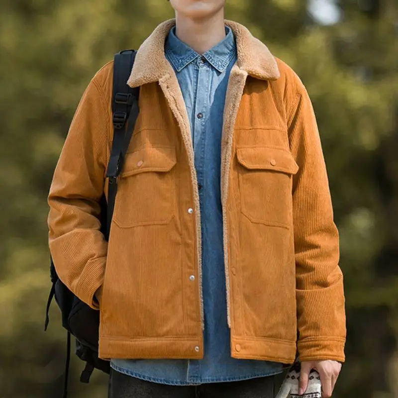 Casual Warming Corduroy Jacket-1