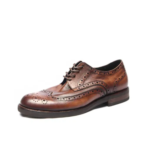 Retro Washed Dress Shoes