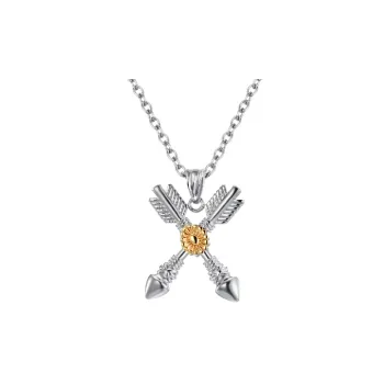 Street Retro Arrow Sunflower Trendy Necklace