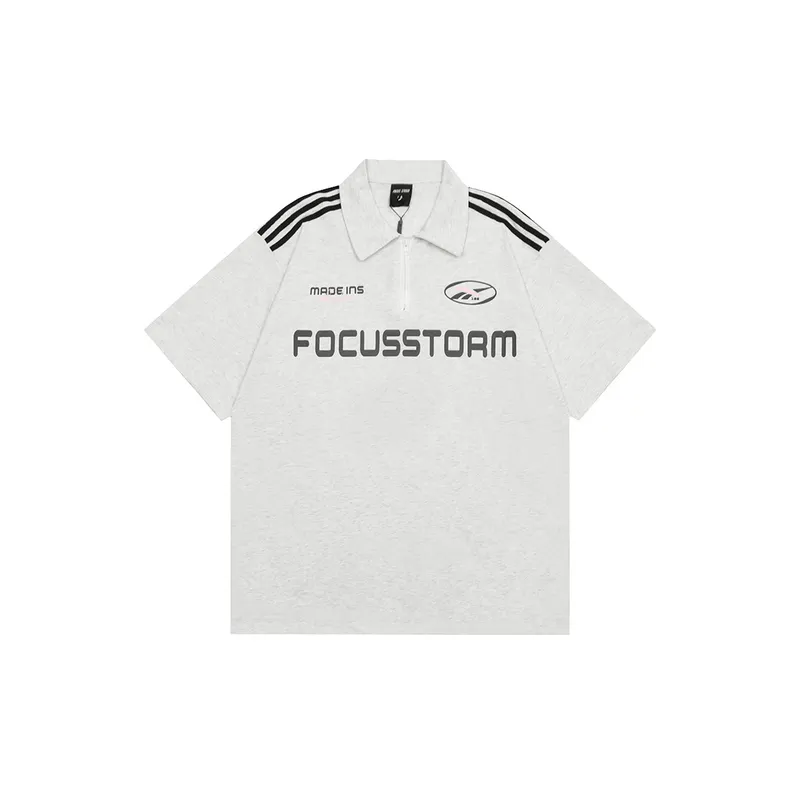 College Style Loose Couple T Shirt-6