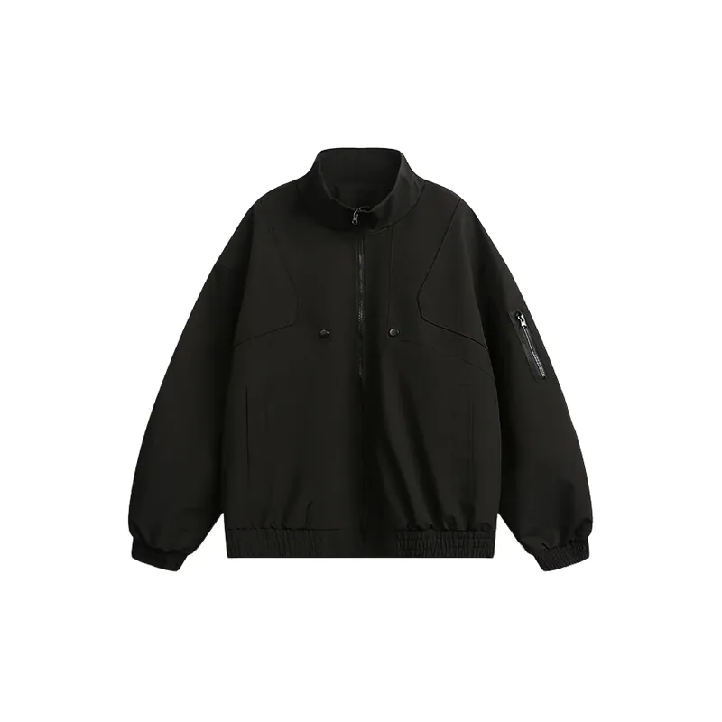 Casual Fashionable Cotton Blended Fabric Jacket-0
