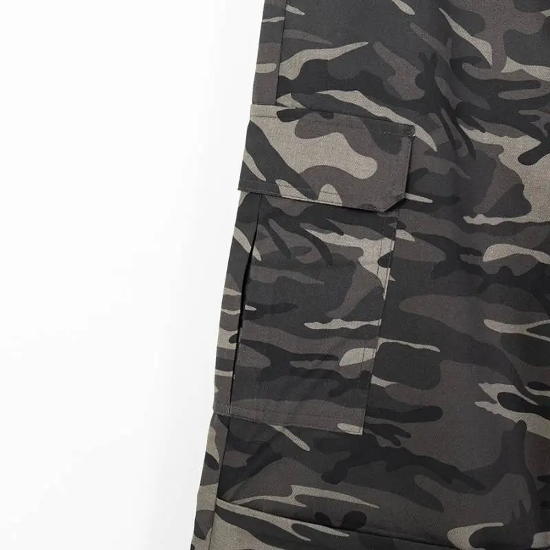 Fashionable Straight Leg Cargo Pants-3