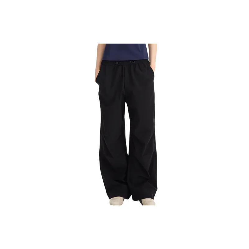 Simple Lightweight Nylon Casual Pants Unisex-9