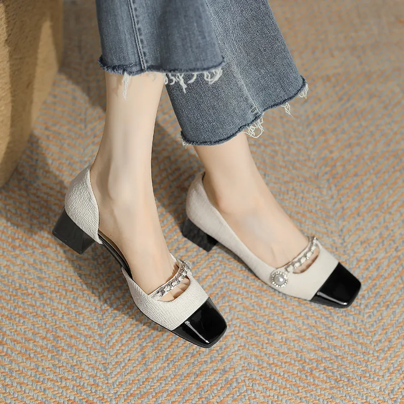 Retro Rhinestone High Heels-4
