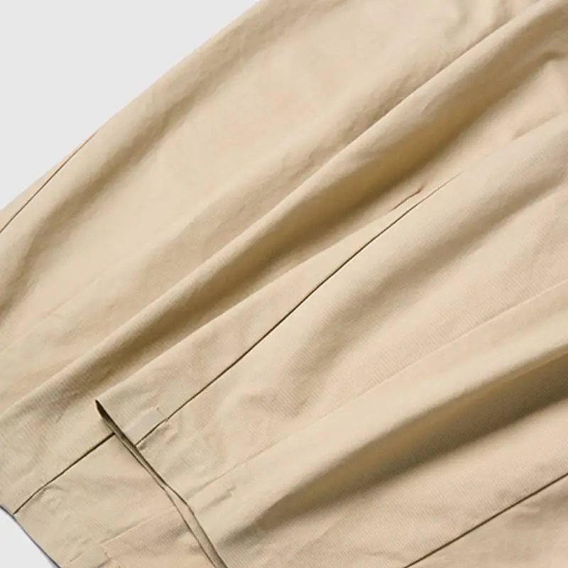 Basics Simple Cotton Cargo Pants-8