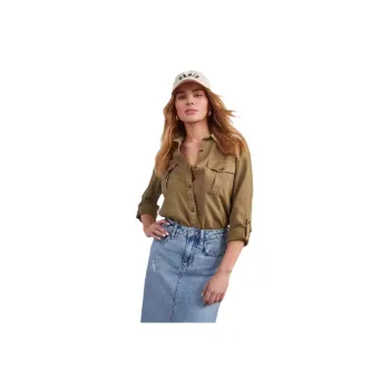 Basics Fashion Denim Shirt Women