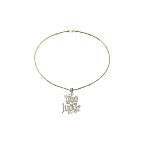 Diamond Letter Pendant Necklace