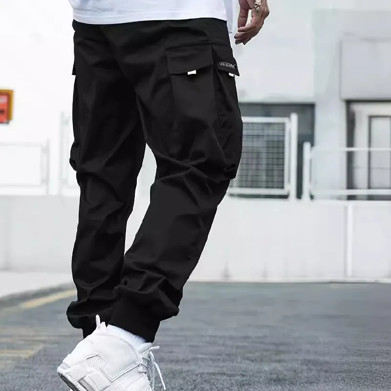 Fashionable Loose Cotton Casual Pants-3