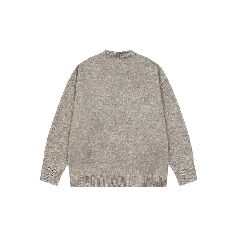 Casual Sporty Cotton Blended Fabric Sweater-5