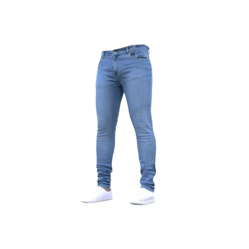 Casual Plain Jeans-0