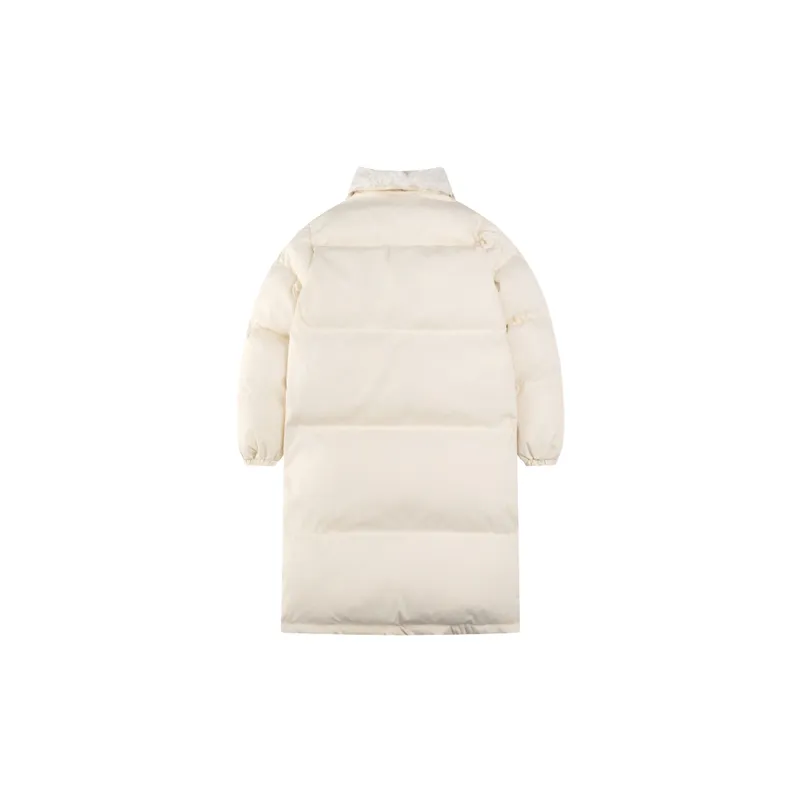 Basics Plain Blended Synthetic Fabrics Quilted Jacket-5