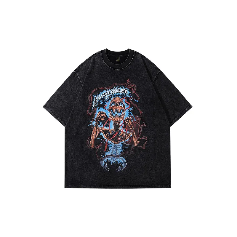 Casual Loose 100% Cotton T-Shirt-4