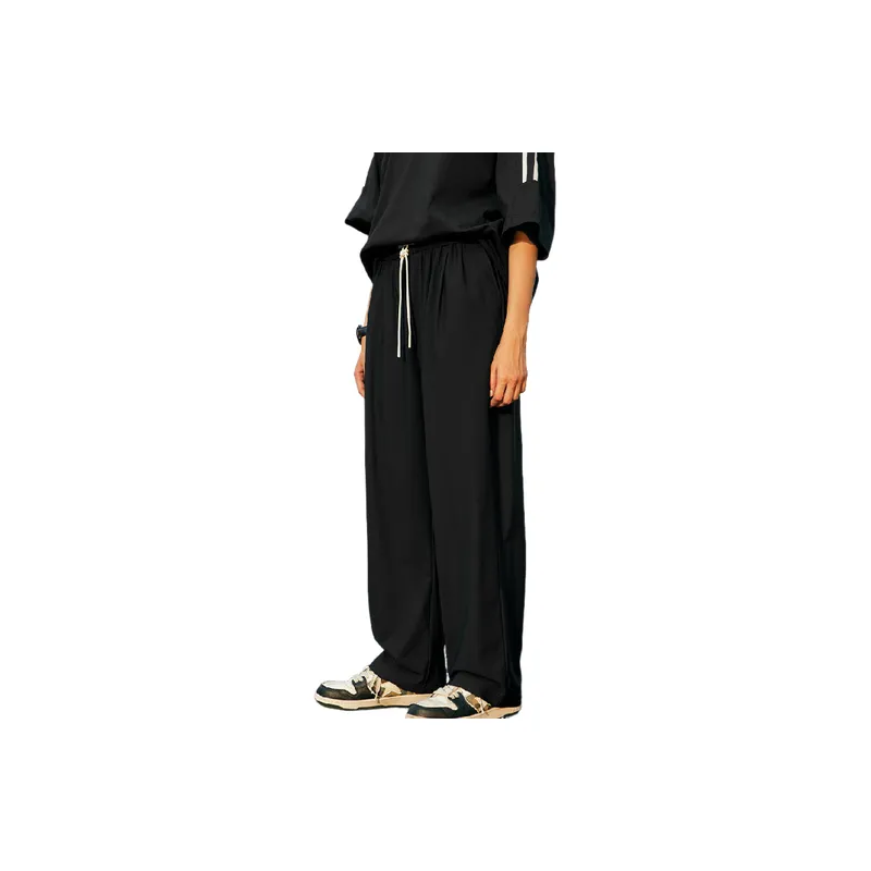 Casual Simple Nylon Sports Pants-7