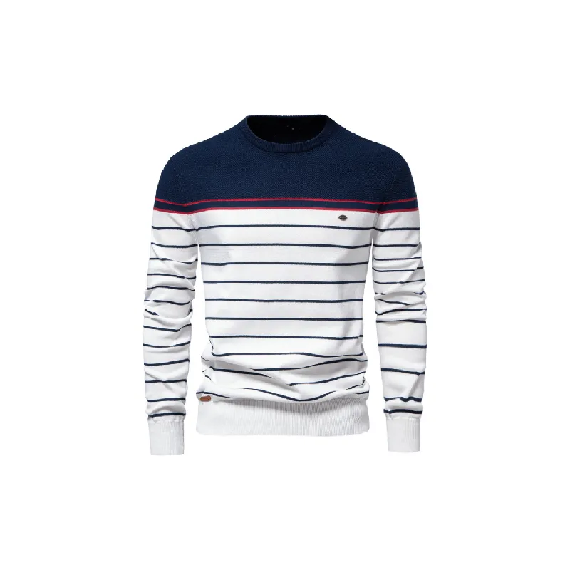 Striped Fashionable Sweater-8