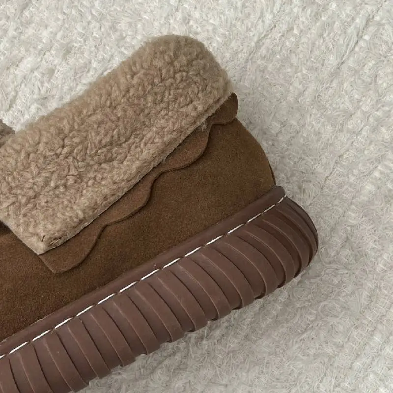 Basics Plain Snow Boots-7