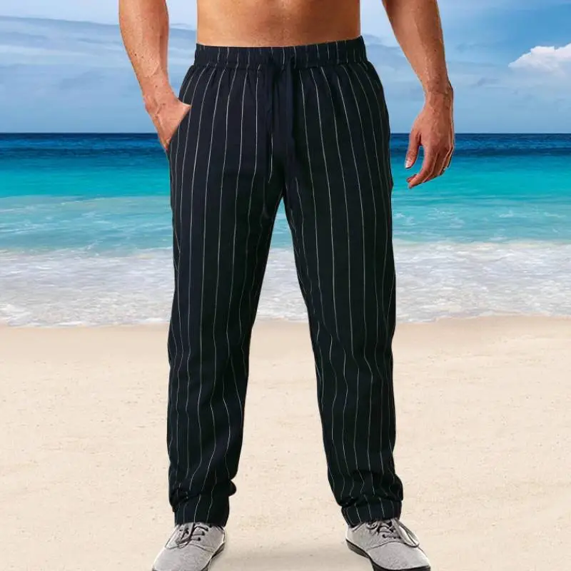 Fashionable Basics Blended Synthetic Fabrics Casual Pants Unisex-9