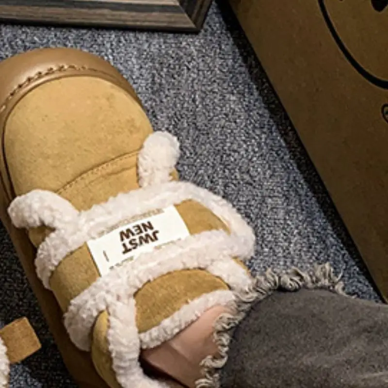Basics Plain Snow Boots-2