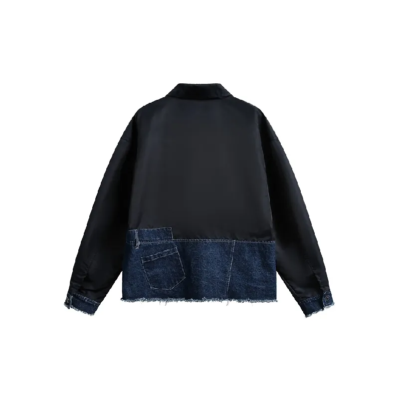 Casual Warming Blended Synthetic Fabrics Jacket-5