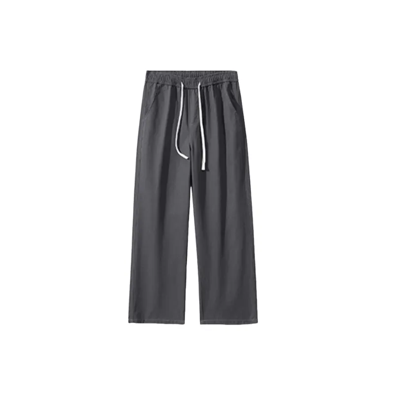 Softness Loose Cotton Cargo Pants-0