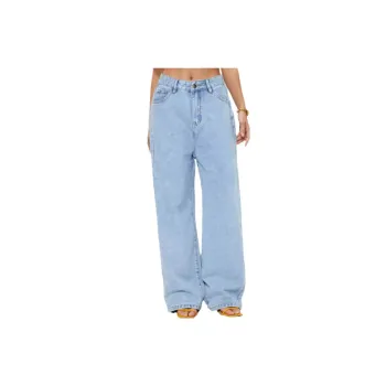 Washed Loose Jeans