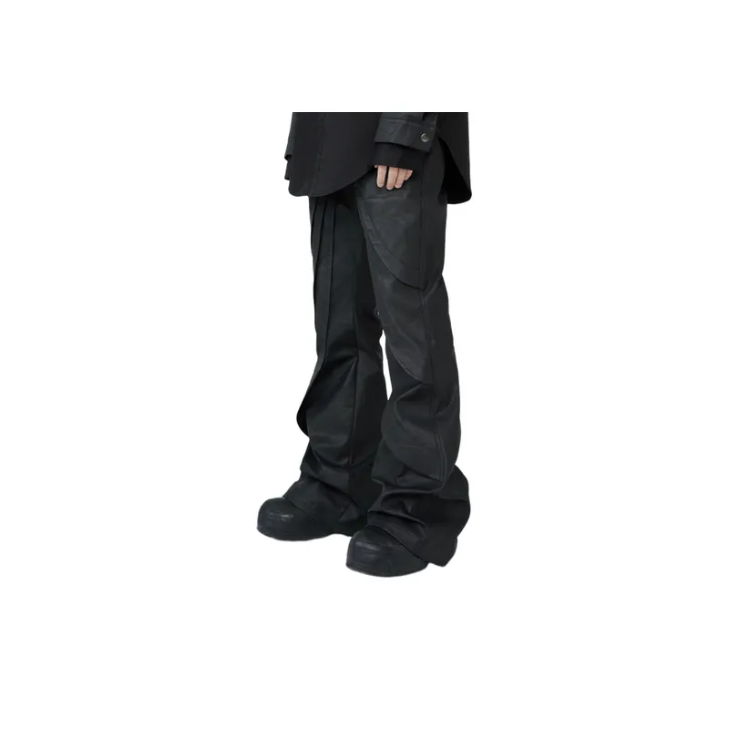 Slim fit Heavy Multi level Design Trousers-3