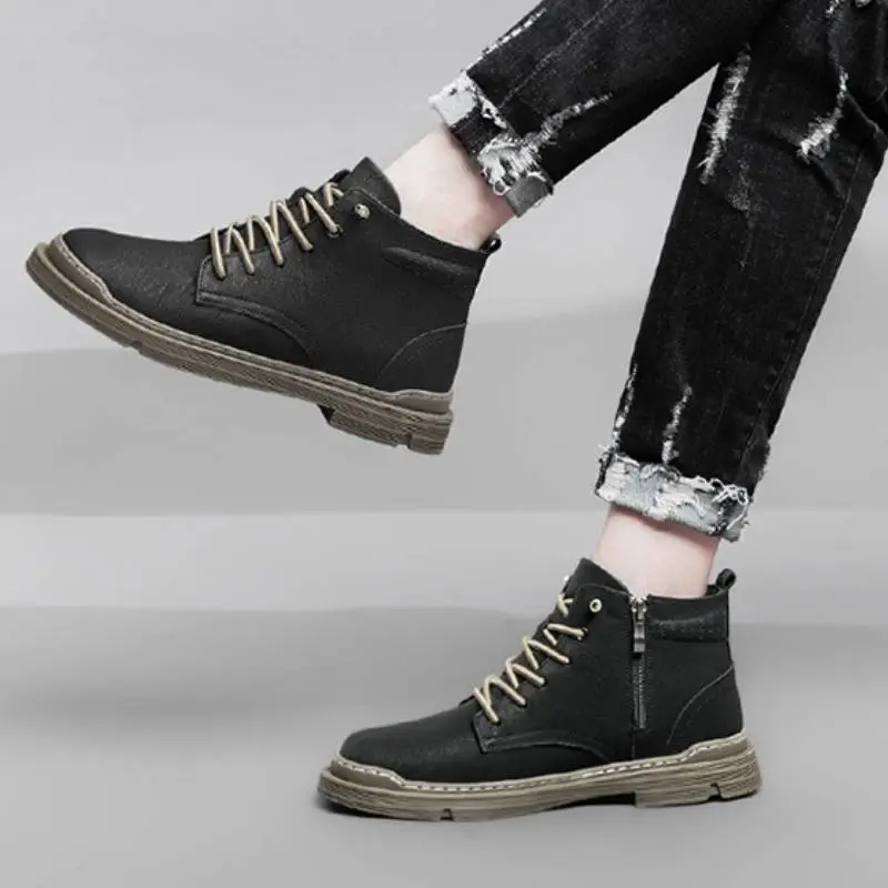 Casual Zipper Martin Boot-2