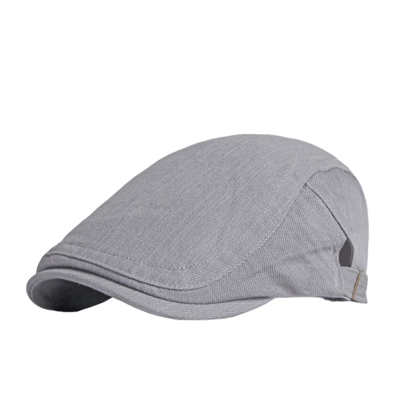 Simple Plain Beret Man-0