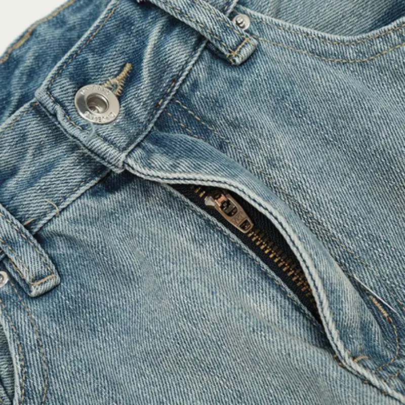 Casual Straight Leg Jeans-2