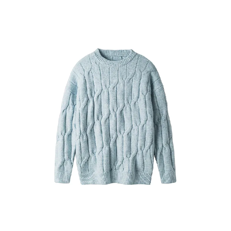 Trendy Plain Polyester Sweater-10