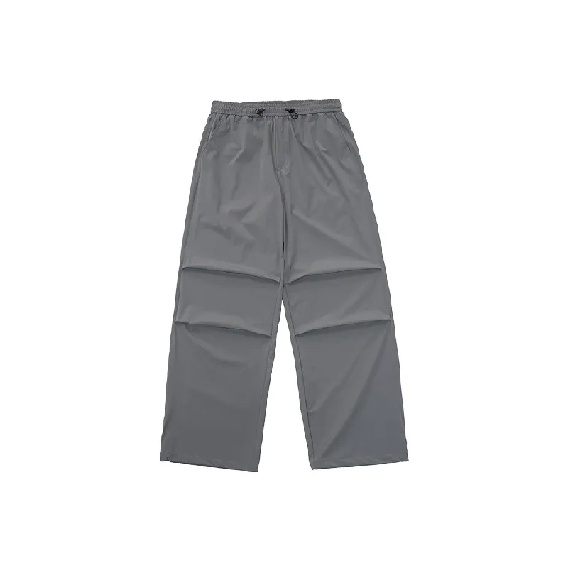 Simple Lightweight Nylon Casual Pants Unisex-2