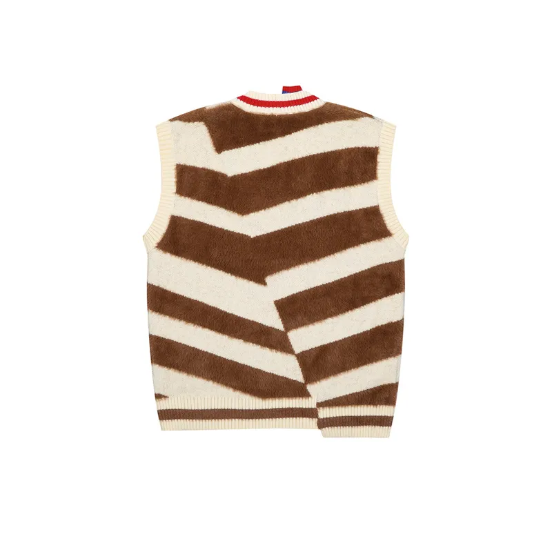 Retro Contrast Color Vest-1