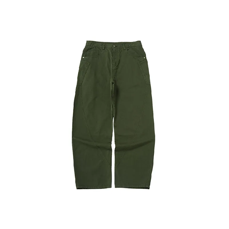 Retro Casual Cotton Cargo Pants-2